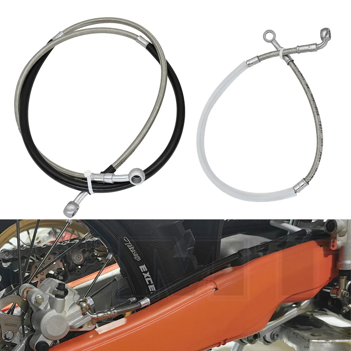 Motorcycle Brake Cable - Motorcycle Front or Rear Brake Oil
