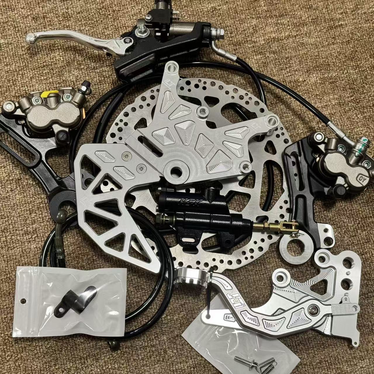Dual Caliper Bracket Kit for L - Brake Caliper review and price
