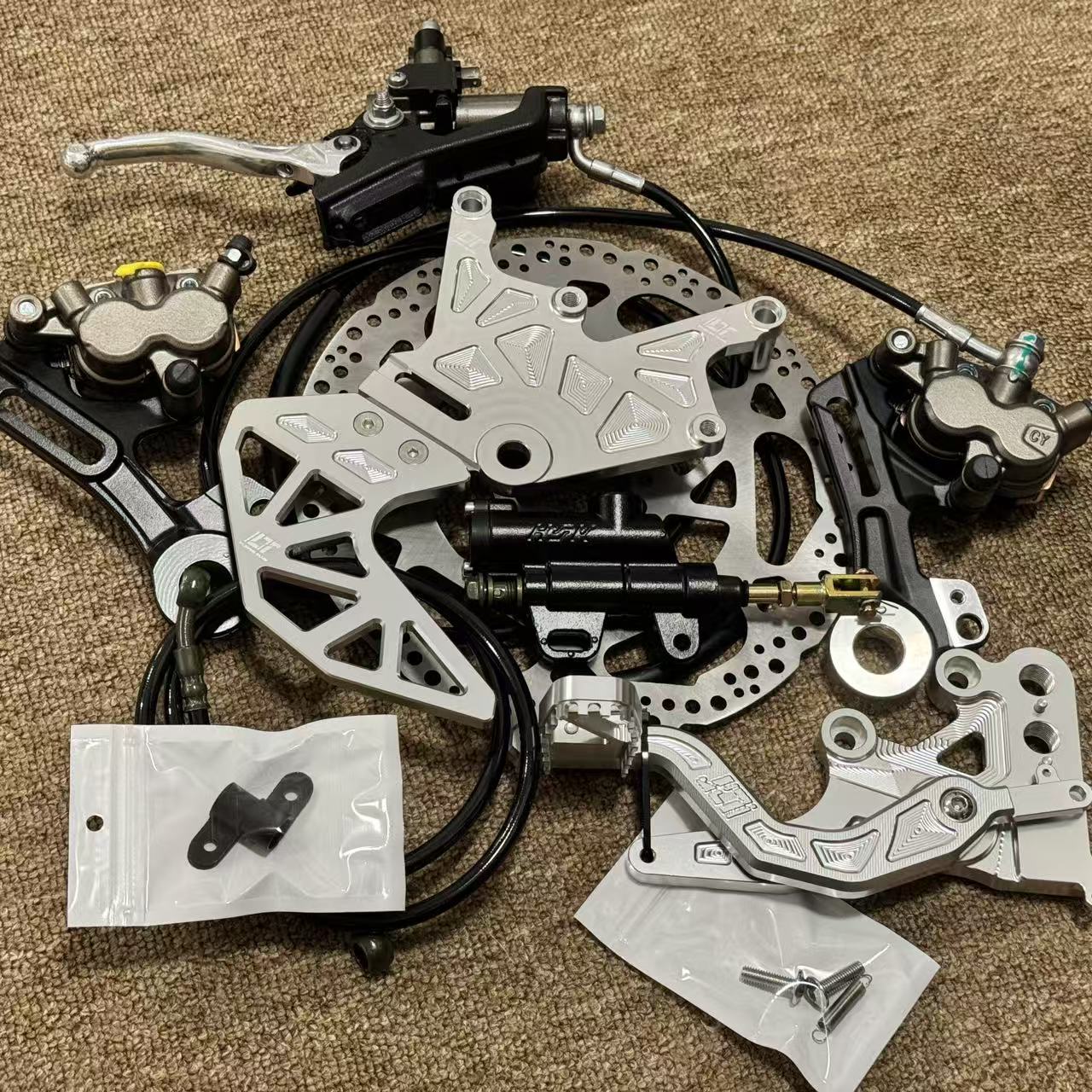 Dual Caliper Bracket Kit for L - Brake Caliper review and price