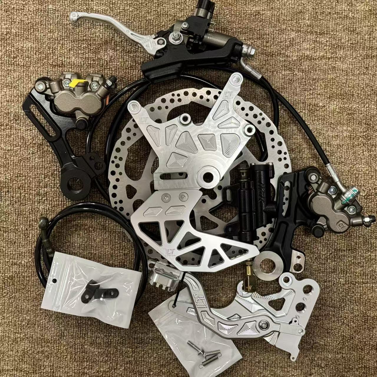 Dual Caliper Bracket Kit for L - Brake Caliper review and price
