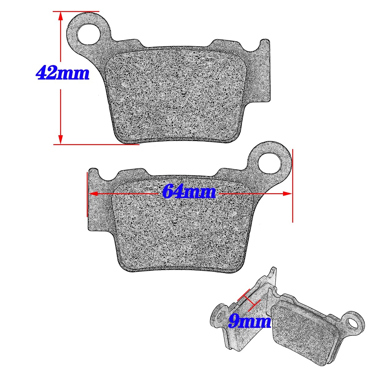 Motorcycle Front & Rear Brake  - Brake Pads Bike review and price