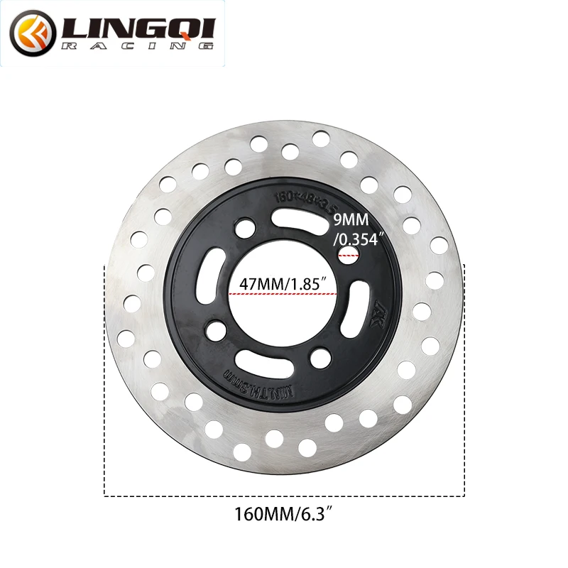 LINGQI RACING 160mm Brake Disc - Brake Pads Bike review and price