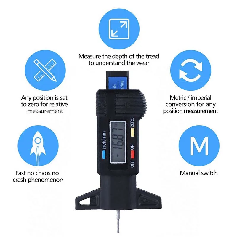 Digital Motorcycle Car Tire Ty - Brake Caliper review and price