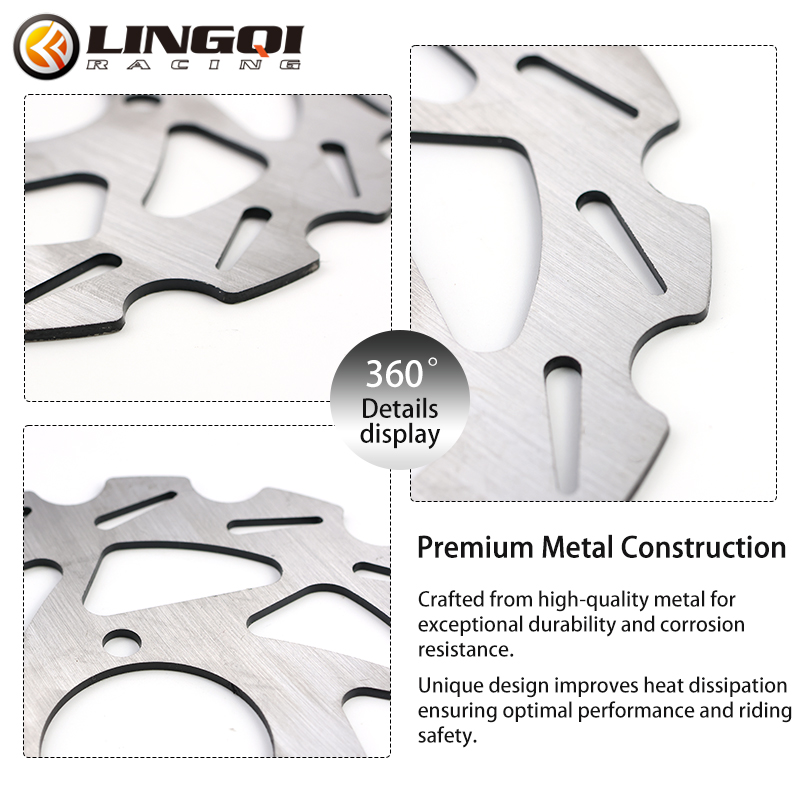 LINGQI RACING 140mm 3 Hole Dis - Brake Pads Bike review and price